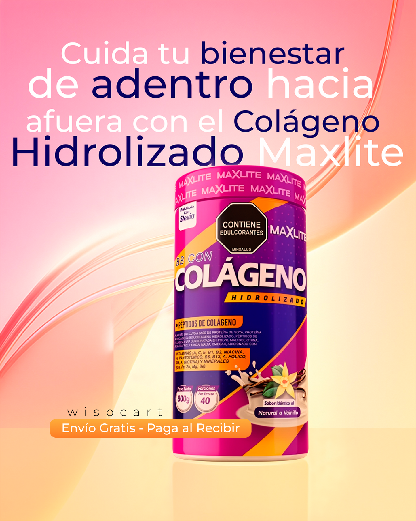 Rejuvenece tu piel, fortalece tus articulaciones y gana energía con el Colágeno MaxLite