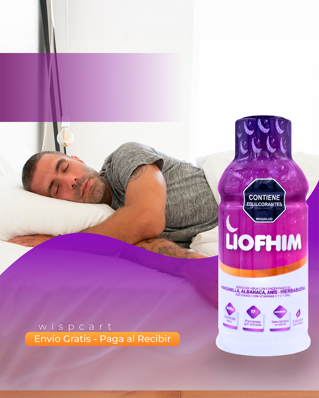 LIOFHIM Bebida para conciliar el sueño y un descanso reparador