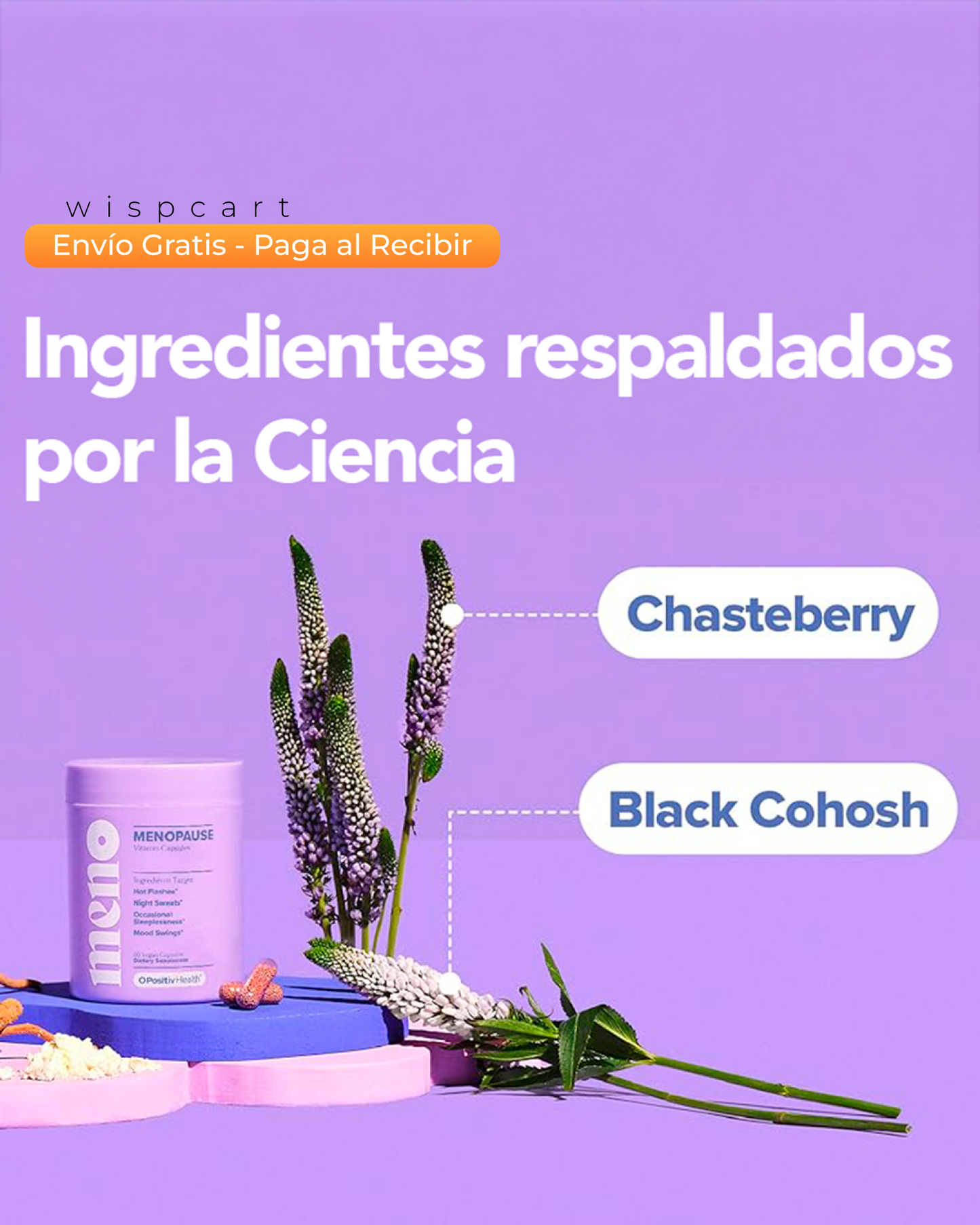 O Positiv MENO Vitaminas revitalizantes para la Menopausia