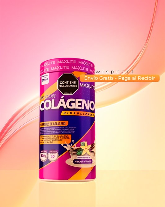 Rejuvenece tu piel, fortalece tus articulaciones y gana energía con el Colágeno MaxLite