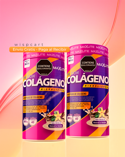 Rejuvenece tu piel, fortalece tus articulaciones y gana energía con el Colágeno MaxLite