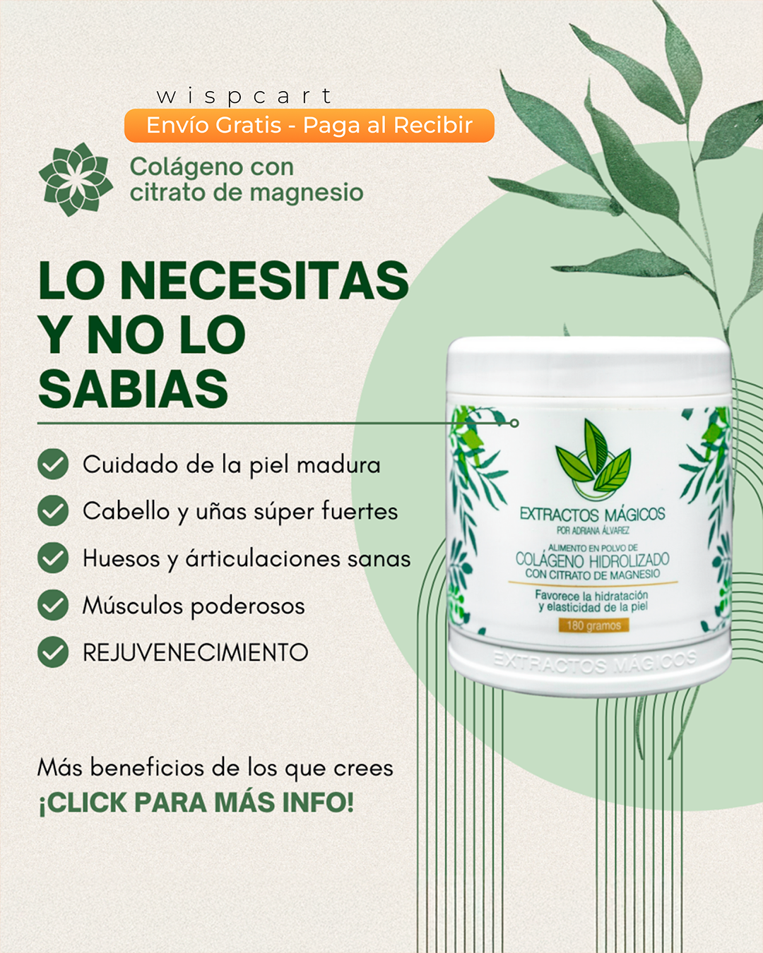 Extractos Mágicos - Colágeno Hidrolizado Elixir de la Juventud