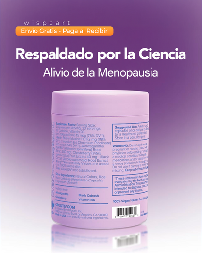O Positiv MENO Vitaminas revitalizantes para la Menopausia