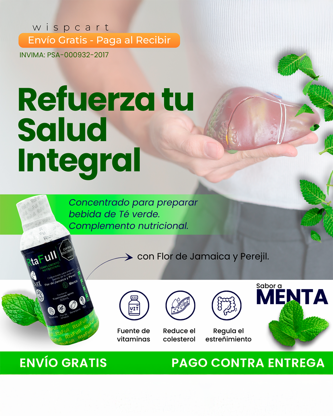 RtaFull para el mal aliento y problemas del colon