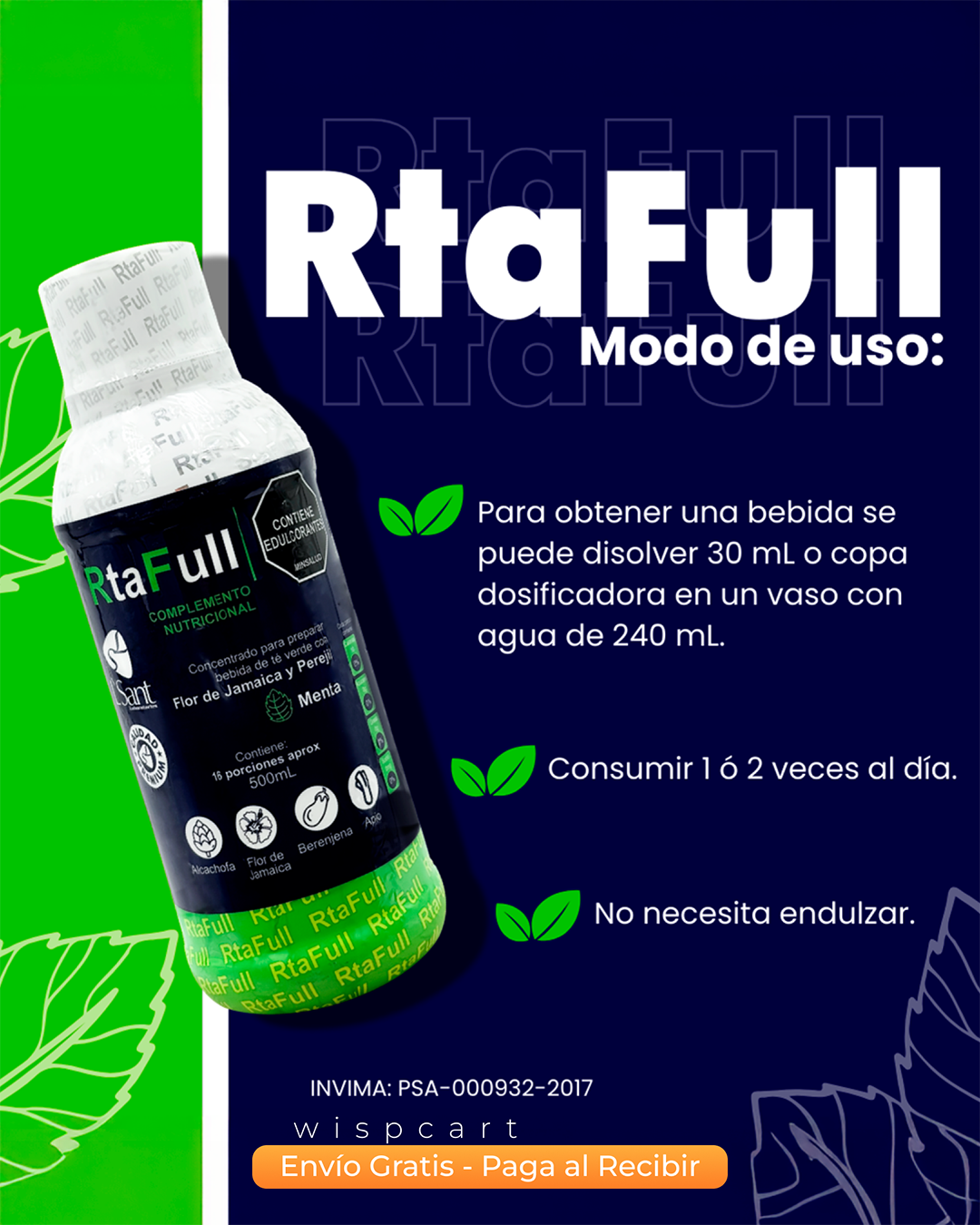 RtaFull para el mal aliento y problemas del colon
