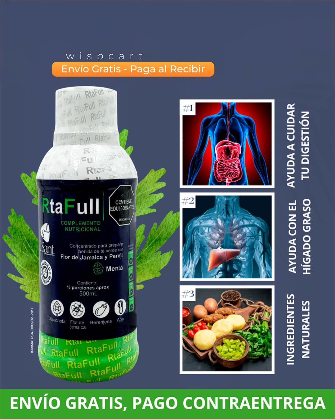 RtaFull para el mal aliento y problemas del colon